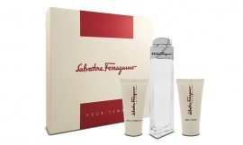 Подарочные набор Salvatore Ferragamo Pour Femme EDP 100ml +body lotion 50 ml + shower gel 50 ml