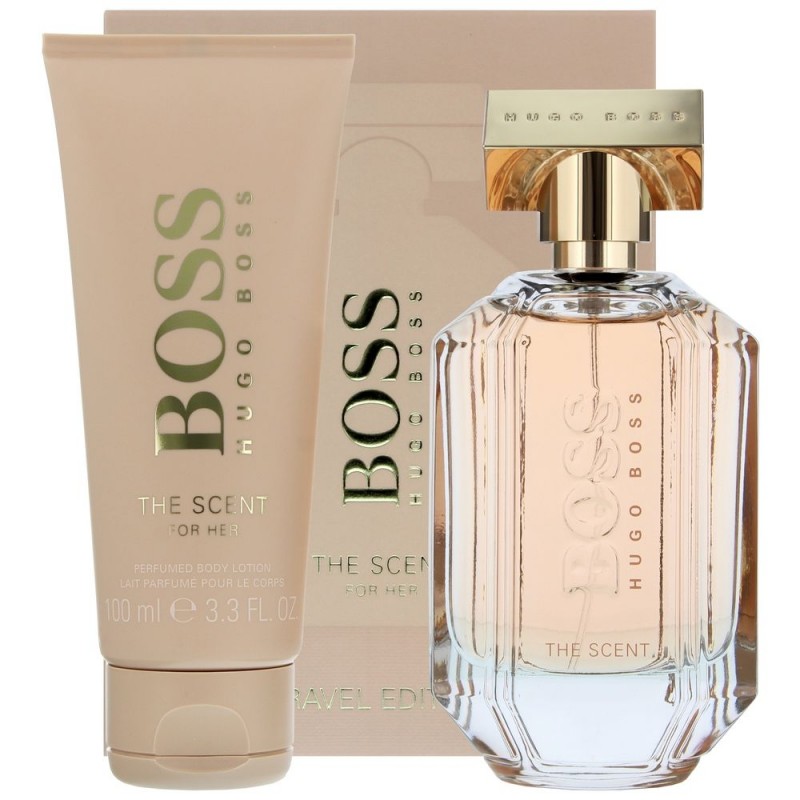 hugo boss scent for her gift set